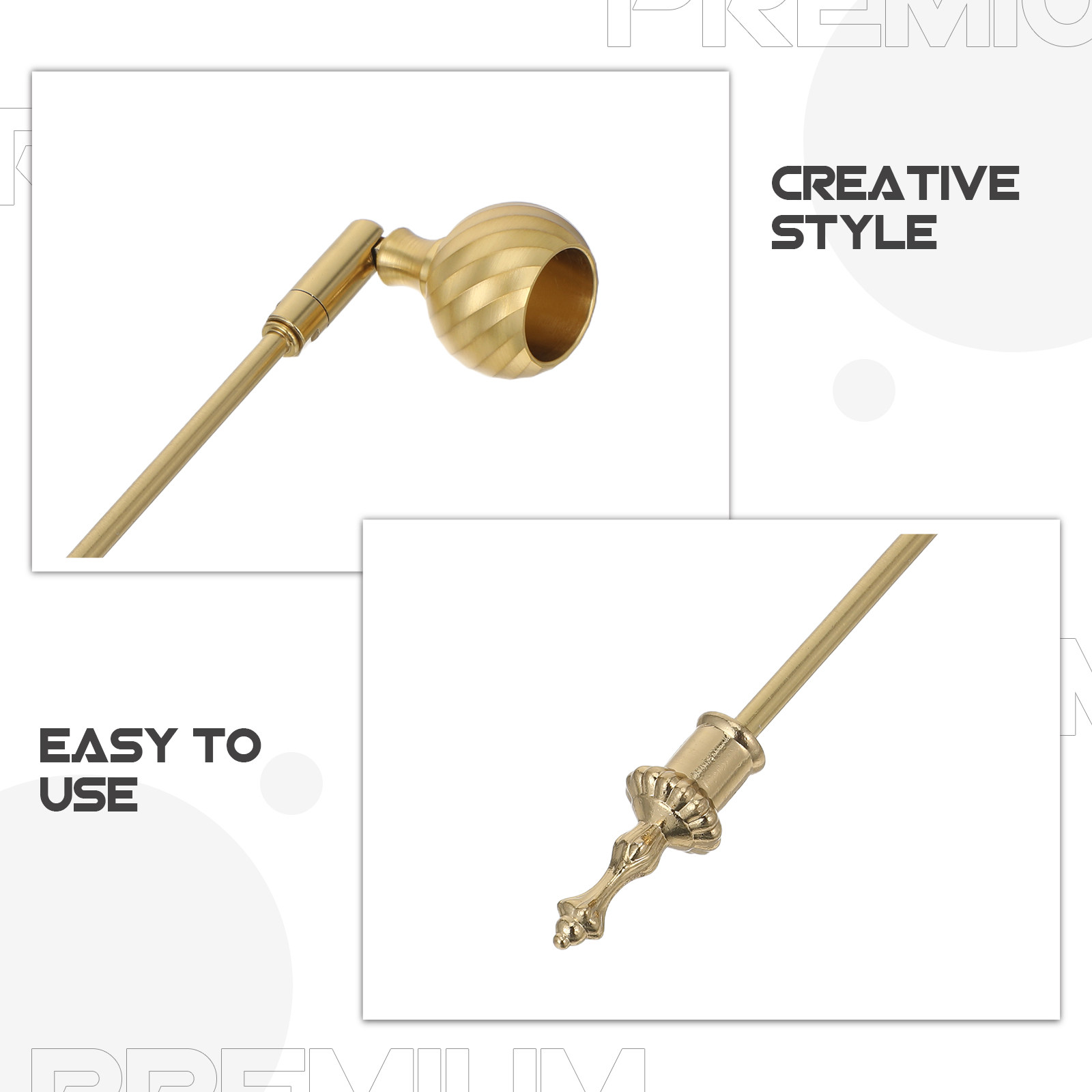 Vintage Pumpkin-Shaped Snuffer - огляд і ціна Wick Dipper Tool
