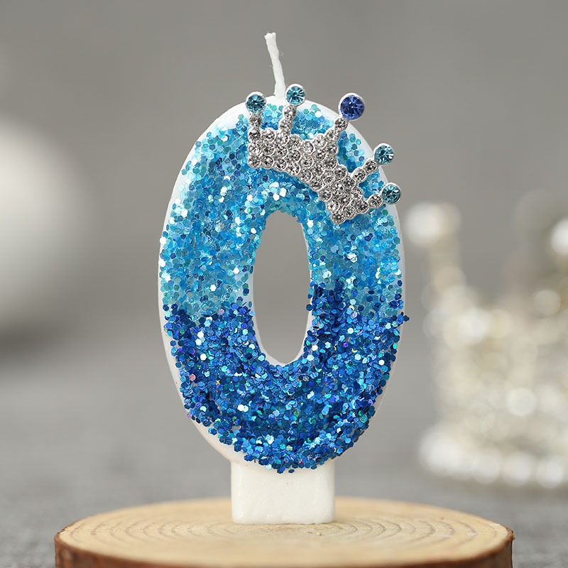 Creative Peacock Blue Crown Di - огляд і ціна Supplies Of Candle