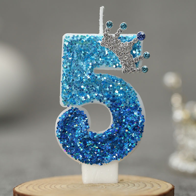 Creative Peacock Blue Crown Di - огляд і ціна Supplies Of Candle