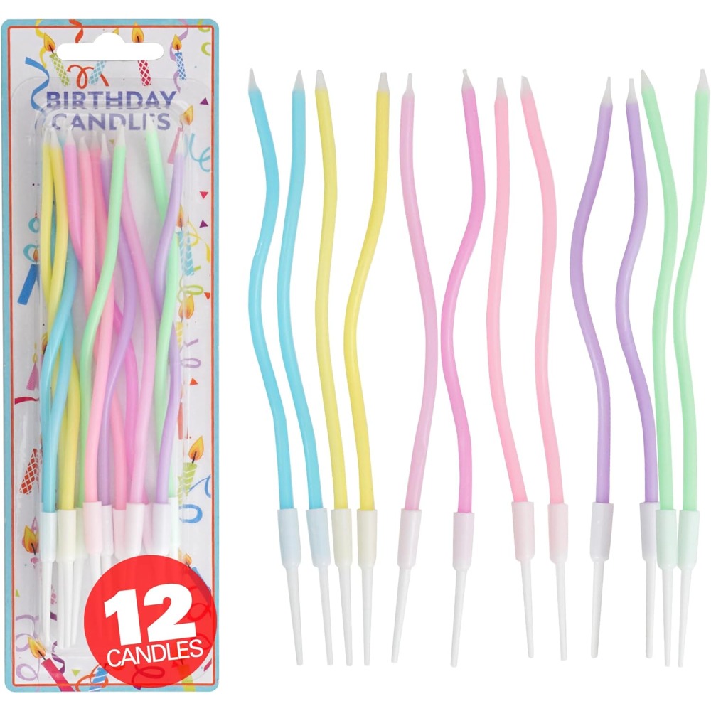Rainbow Spiral Birthday Cake C - огляд і ціна Supplies Of Candle