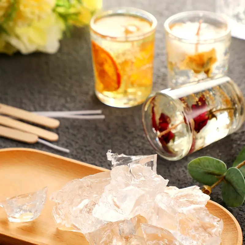 Transparent Crystal Wax, Jelly - огляд і ціна Candle Supplies Tins