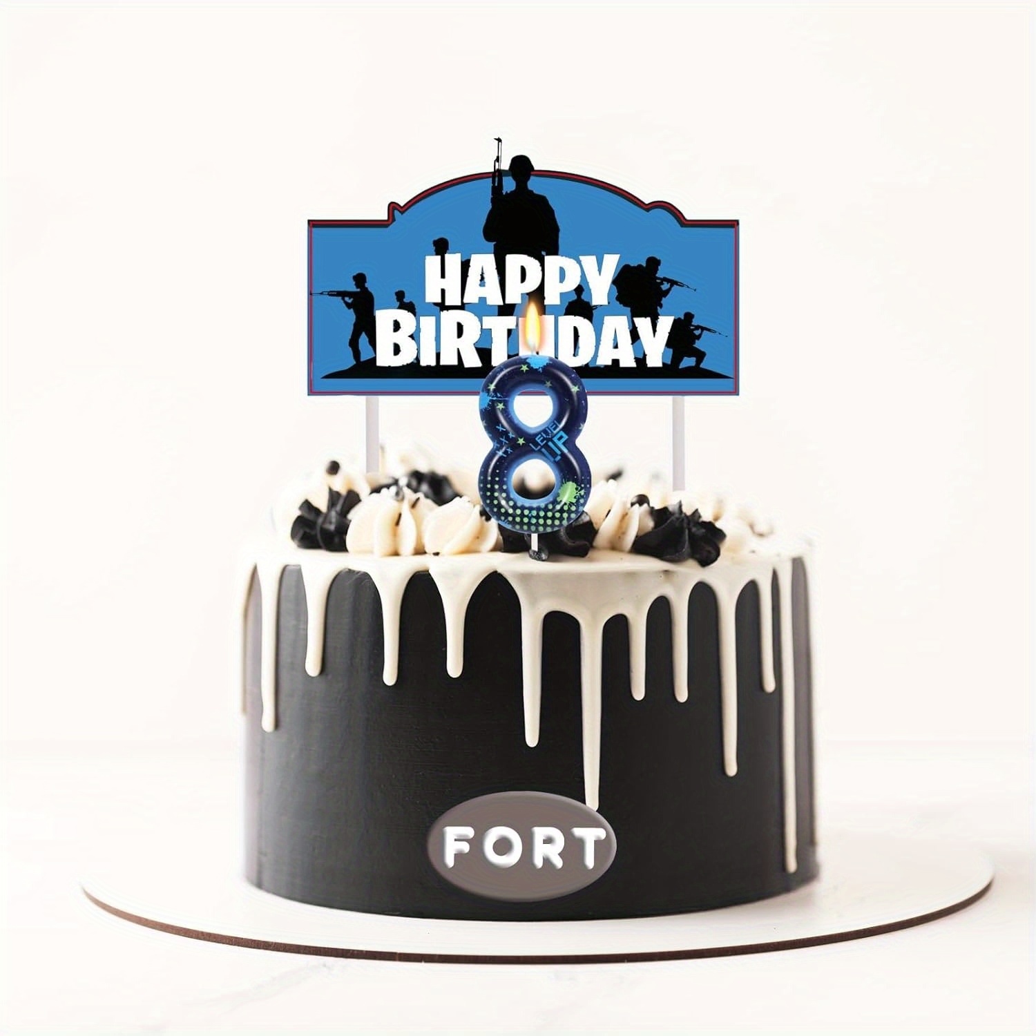 Blue Game Boy 0-9 Birthday Can - огляд і ціна Supplies Of Candle