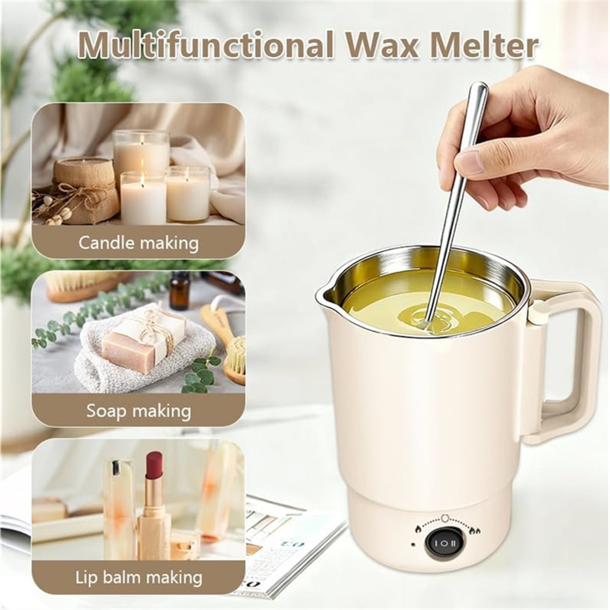 Electric Wax Melting Pot Kit w - огляд і ціна Candle Supplies Uk