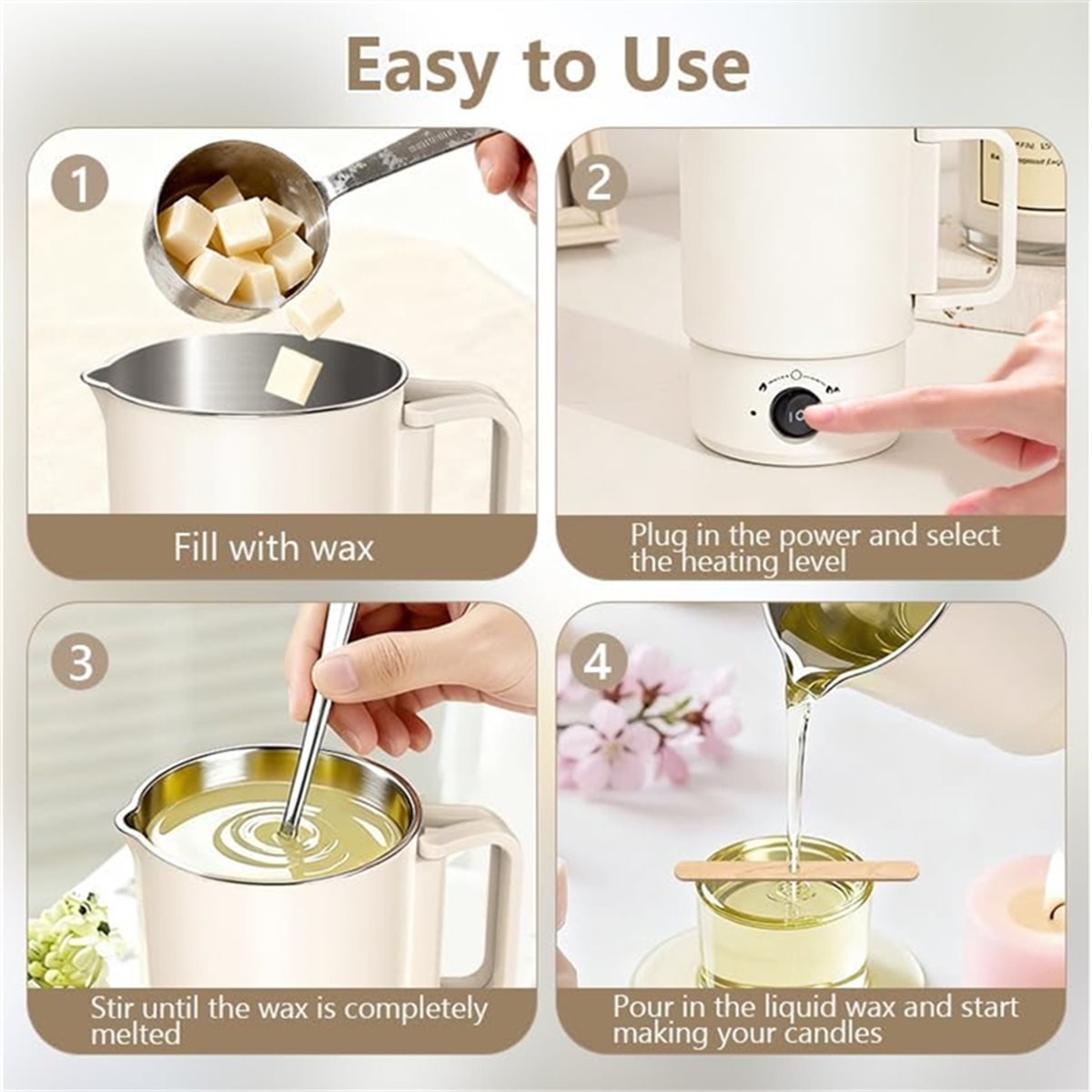 Electric Wax Melting Pot Kit w - огляд і ціна Candle Supplies Uk