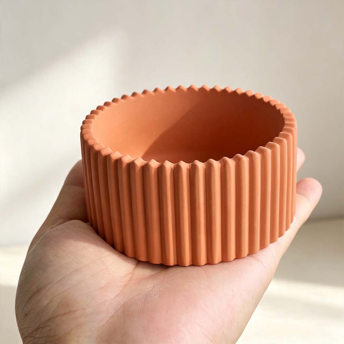 Round Striped Candle Jar Silic - огляд і ціна Candle Supplies Jars