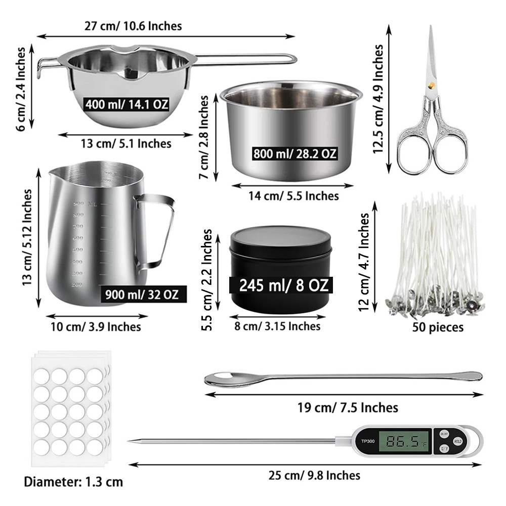 Glintmos DIY Candle Making Kit - огляд і ціна Supplies Of Candle