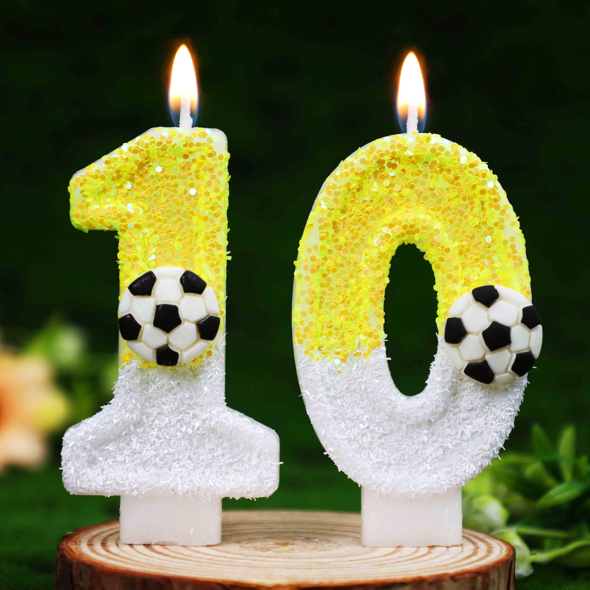 Yellow White Sequins Sports Fo - огляд і ціна Supplies Of Candle