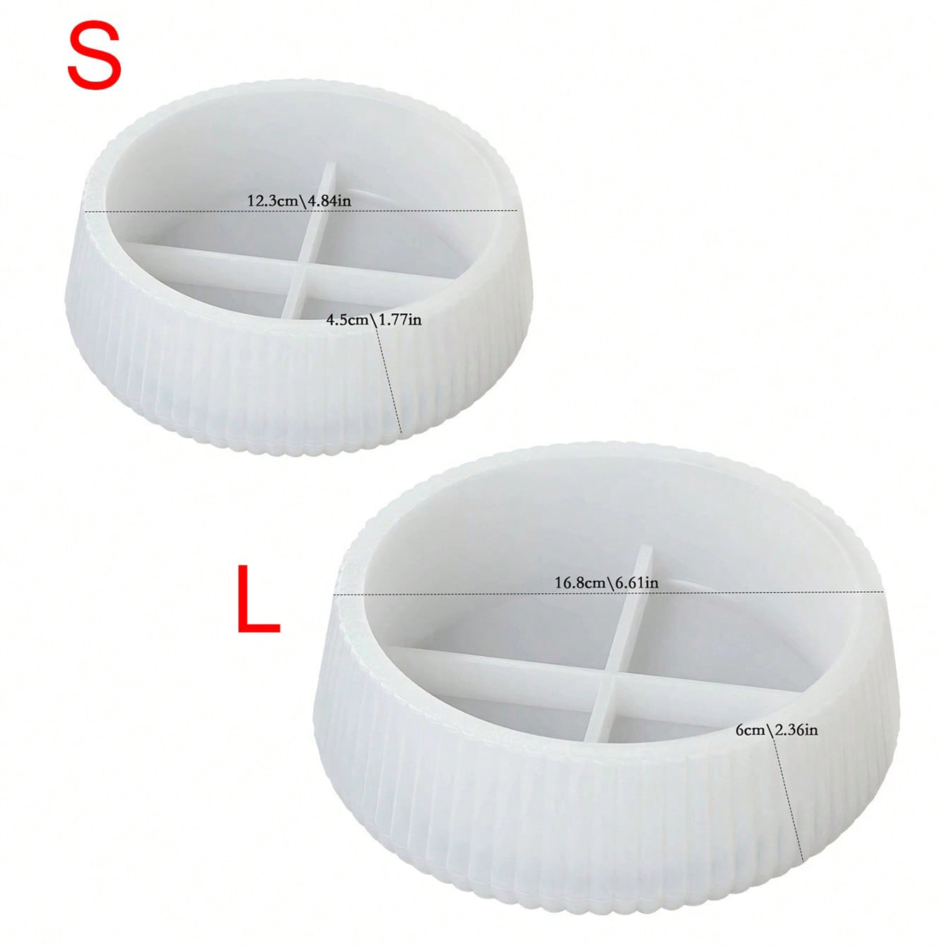 1pc Oversized Round Striped St - огляд і ціна Candle Supplies Jars