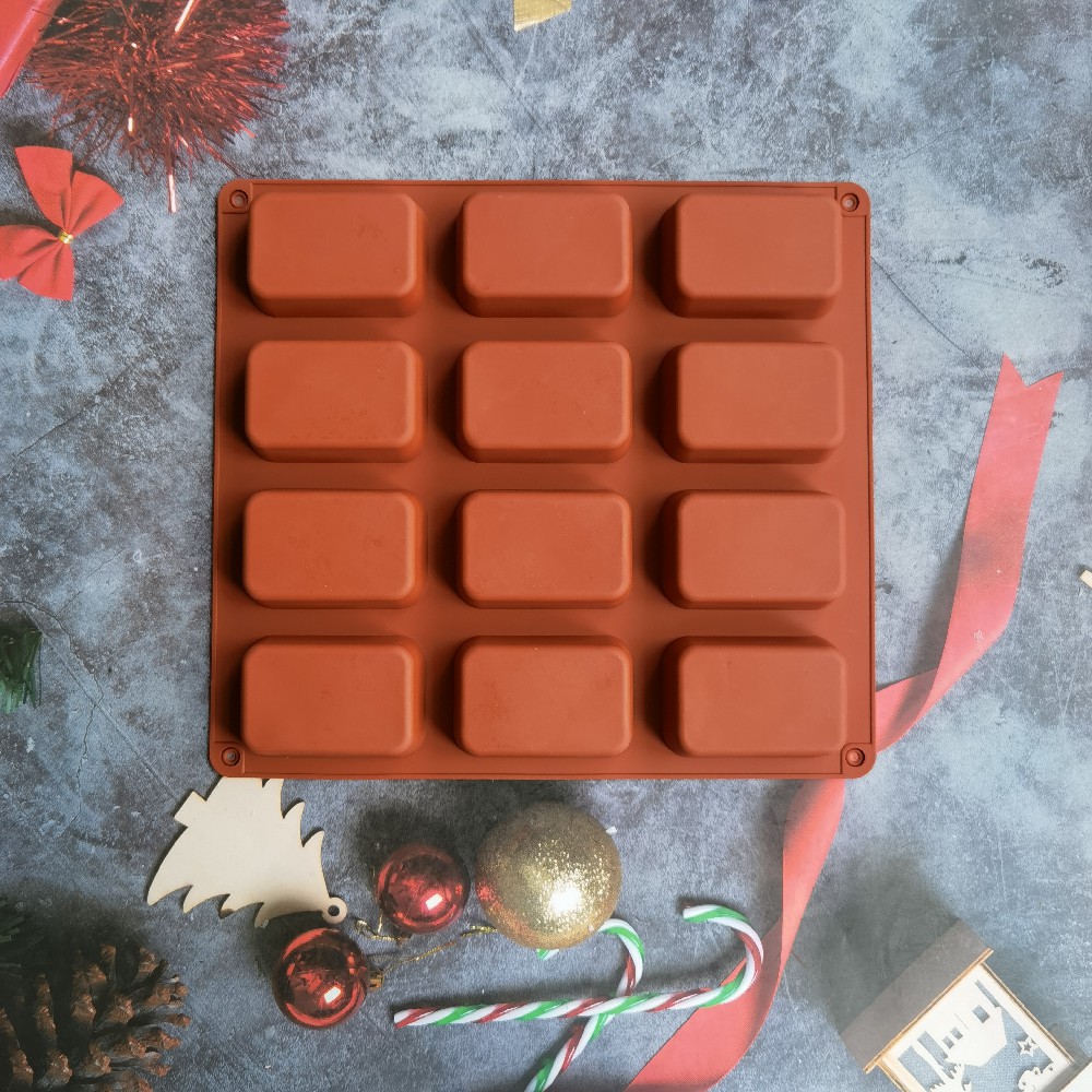 12 Cavity Square Silicone Soap - огляд і ціна Candle Supplies Tins
