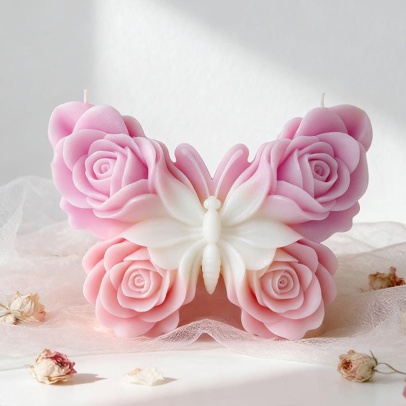 DIY Rose Butterfly Form Silico - огляд і ціна Candle Supplies Tins