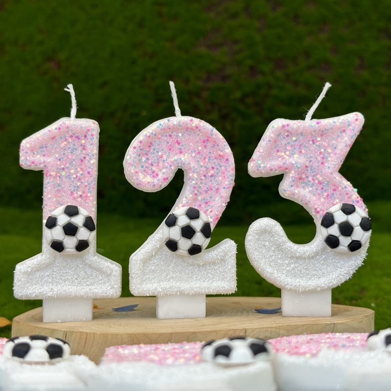 Pink White Sequins Sports Foot - огляд і ціна Supplies Of Candle